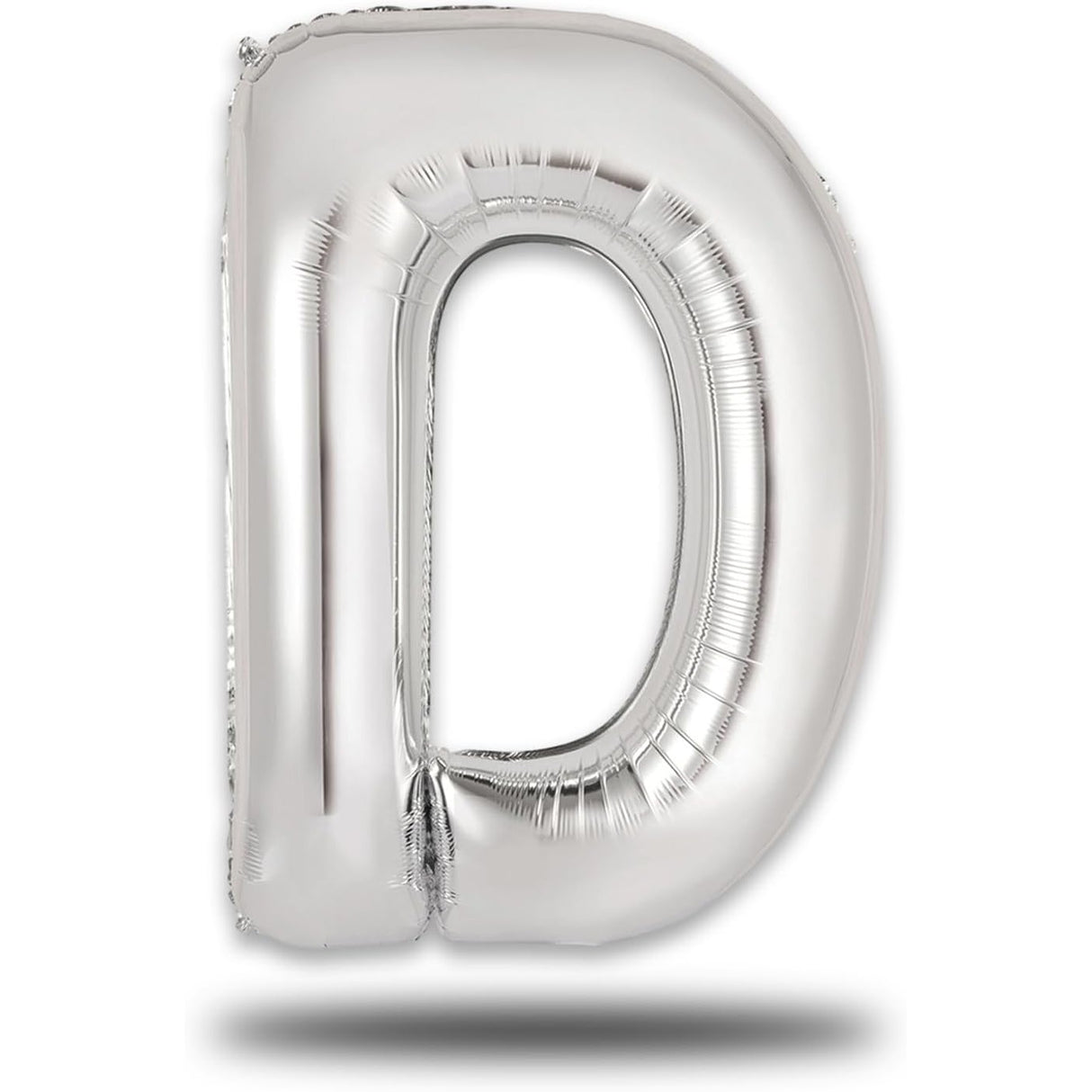 Balon Folie Metalizata Litera D, 40 Cm, Umflati Cu Heliu Sau Aer, Ambalaj Individual, Pai Inclus - vivimall.ro
