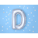 Balon Folie Metalizata Litera D, 40 Cm, Umflati Cu Heliu Sau Aer, Ambalaj Individual, Pai Inclus - vivimall.ro