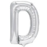 Balon Folie Metalizata Litera D, 40 Cm, Umflati Cu Heliu Sau Aer, Ambalaj Individual, Pai Inclus - vivimall.ro