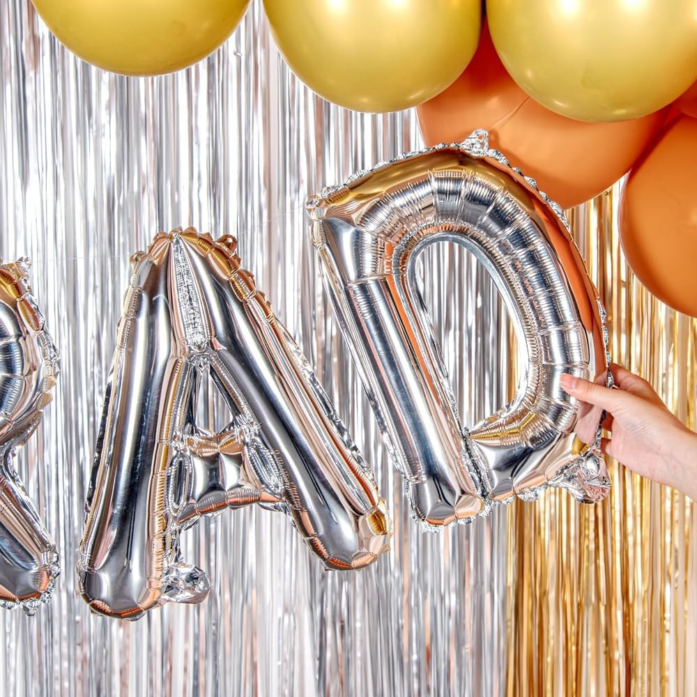 Balon Folie Metalizata Litera D, 80 Cm, Umflati Cu Heliu Sau Aer, Ambalaj Individual, Pai Inclus - vivimall.ro