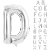 Balon Folie Metalizata Litera D, 80 Cm, Umflati Cu Heliu Sau Aer, Ambalaj Individual, Pai Inclus - vivimall.ro