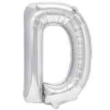 Balon Folie Metalizata Litera D, 80 Cm, Umflati Cu Heliu Sau Aer, Ambalaj Individual, Pai Inclus - vivimall.ro