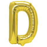 Balon Folie Metalizata Litera D, 80 Cm, Umflati Cu Heliu Sau Aer, Ambalaj Individual, Pai Inclus - vivimall.ro