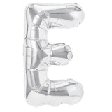 Balon Folie Metalizata Litera E, 40 Cm, Umflati Cu Heliu Sau Aer, Ambalaj Individual, Pai Inclus - vivimall.ro
