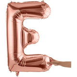 Balon Folie Metalizata Litera E, 80 Cm, Umflati Cu Heliu Sau Aer, Ambalaj Individual, Pai Inclus, Rose Gold - vivimall.ro