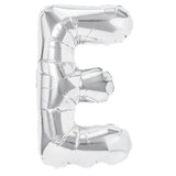 Balon Folie Metalizata Litera E, 80 Cm, Umflati Cu Heliu Sau Aer, Ambalaj Individual, Pai Inclus - vivimall.ro