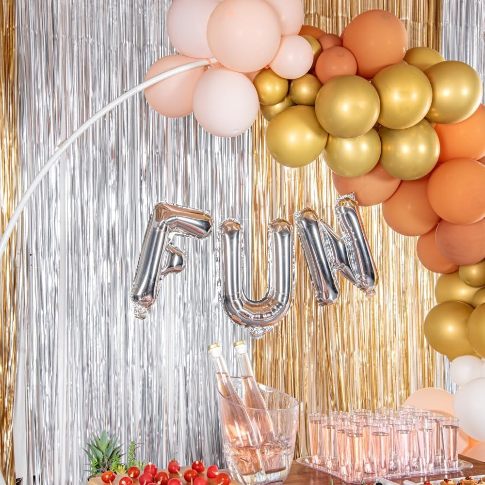 Balon Folie Metalizata Litera F, 40 Cm, Umflati Cu Heliu Sau Aer, Ambalaj Individual, Pai Inclus - vivimall.ro