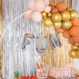 Balon Folie Metalizata Litera F, 40 Cm, Umflati Cu Heliu Sau Aer, Ambalaj Individual, Pai Inclus - vivimall.ro