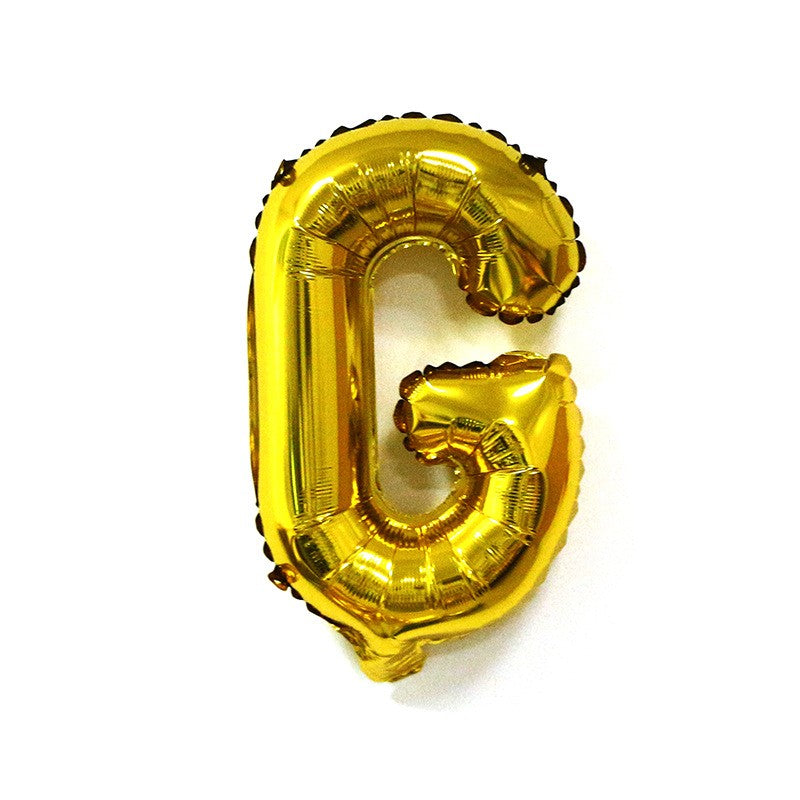 Balon Folie Metalizata Litera G, 40 Cm, Umflati Cu Heliu Sau Aer, Ambalaj Individual, Pai Inclus - vivimall.ro