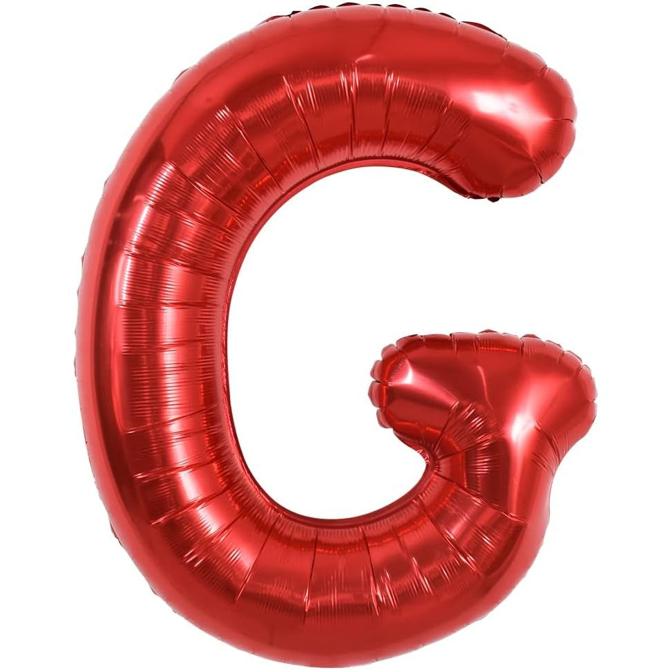 Balon Folie Metalizata Litera G, 40 Cm, Umflati Cu Heliu Sau Aer, Ambalaj Individual, Pai Inclus - vivimall.ro