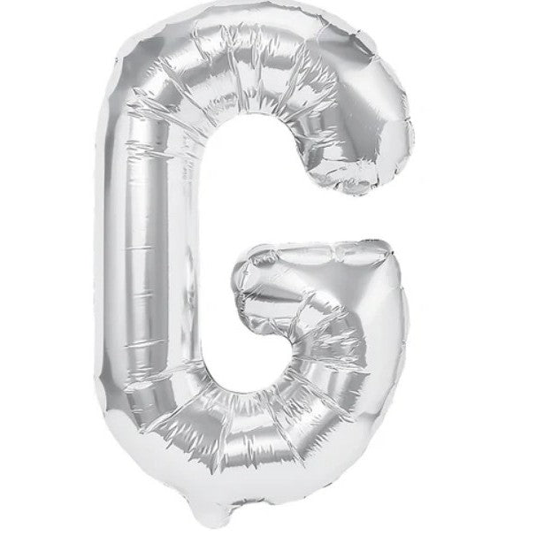 Balon Folie Metalizata Litera G, 40 Cm, Umflati Cu Heliu Sau Aer, Ambalaj Individual, Pai Inclus - vivimall.ro