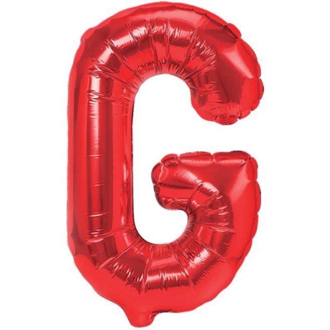 Balon Folie Metalizata Litera G, 40 Cm, Umflati Cu Heliu Sau Aer, Ambalaj Individual, Pai Inclus - vivimall.ro