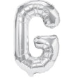 Balon Folie Metalizata Litera G, 80 Cm, Umflati Cu Heliu Sau Aer, Ambalaj Individual, Pai Inclus - vivimall.ro