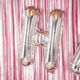Balon Folie Metalizata Litera H, 40 Cm, Umflati Cu Heliu Sau Aer, Ambalaj Individual, Pai Inclus - vivimall.ro