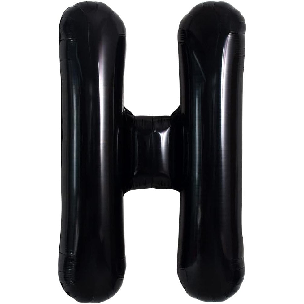 Balon Folie Metalizata Litera H, 40 Cm, Umflati Cu Heliu Sau Aer, Ambalaj Individual, Pai Inclus - vivimall.ro