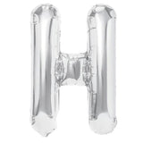 Balon Folie Metalizata Litera H, 40 Cm, Umflati Cu Heliu Sau Aer, Ambalaj Individual, Pai Inclus - vivimall.ro