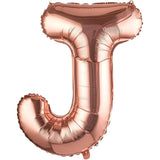 Balon Folie Metalizata Litera J, 100 Cm, Umflati Cu Heliu Sau Aer, Ambalaj Individual, Pai Inclus, Rose Gold - vivimall.ro
