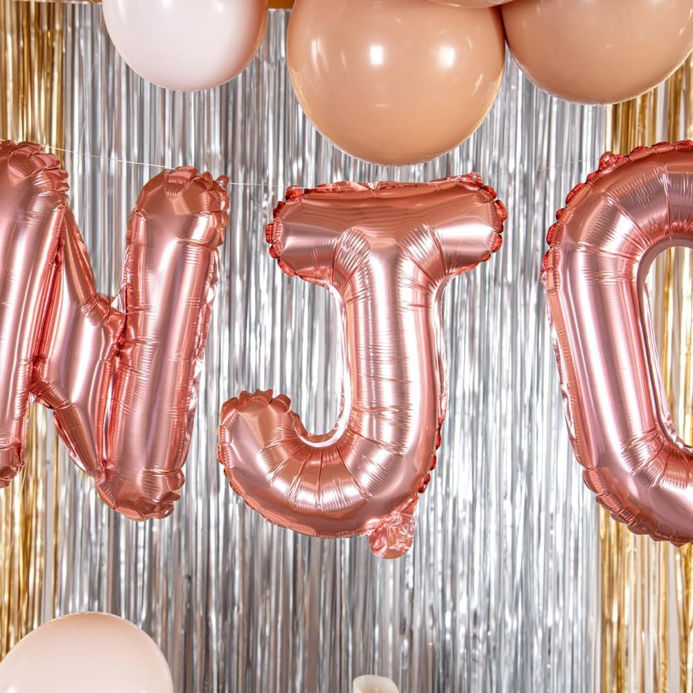 Balon Folie Metalizata Litera J, 40 Cm, Umflati Cu Heliu Sau Aer, Ambalaj Individual, Pai Inclus, Rose Gold - vivimall.ro