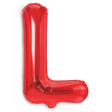 Balon Folie Metalizata Litera L, 40 Cm, Umflati Cu Heliu Sau Aer, Ambalaj Individual, Pai Inclus - vivimall.ro