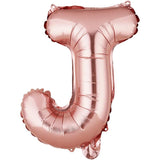 Balon Folie Metalizata Litera J, 40 Cm, Umflati Cu Heliu Sau Aer, Ambalaj Individual, Pai Inclus, Rose Gold - vivimall.ro