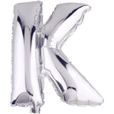 Balon Folie Metalizata Litera K, 40 Cm, Umflati Cu Heliu Sau Aer, Ambalaj Individual, Pai Inclus - vivimall.ro