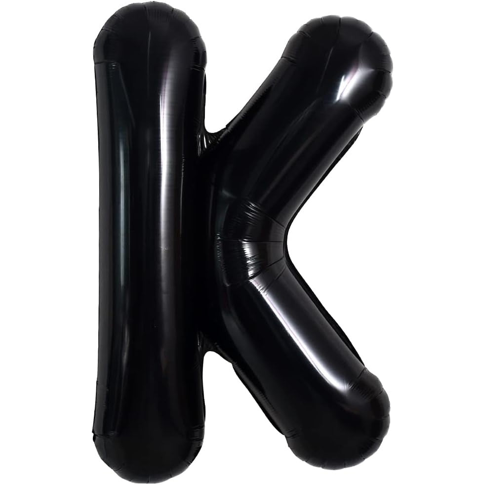 Balon Folie Metalizata Litera K, 40 Cm, Umflati Cu Heliu Sau Aer, Ambalaj Individual, Pai Inclus - vivimall.ro