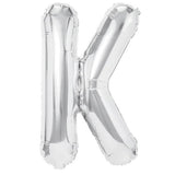 Balon Folie Metalizata Litera K, 40 Cm, Umflati Cu Heliu Sau Aer, Ambalaj Individual, Pai Inclus - vivimall.ro