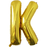 Balon Folie Metalizata Litera K, 80 Cm, Umflati Cu Heliu Sau Aer, Ambalaj Individual, Pai Inclus - vivimall.ro