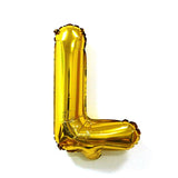 Balon Folie Metalizata Litera L, 40 Cm, Umflati Cu Heliu Sau Aer, Ambalaj Individual, Pai Inclus - vivimall.ro