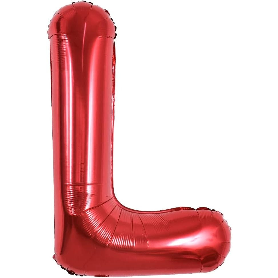 Balon Folie Metalizata Litera L, 40 Cm, Umflati Cu Heliu Sau Aer, Ambalaj Individual, Pai Inclus - vivimall.ro