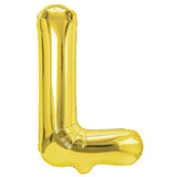 Balon Folie Metalizata Litera L, 40 Cm, Umflati Cu Heliu Sau Aer, Ambalaj Individual, Pai Inclus - vivimall.ro