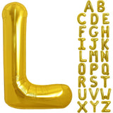Balon Folie Metalizata Litera L, 80 Cm, Umflati Cu Heliu Sau Aer, Ambalaj Individual, Pai Inclus - vivimall.ro