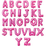 Balon Folie Metalizata Litera M, Vivimall, 40 cm, Cu Imprimeu Inimioare, Umflati cu Heliu sau Aer, Ambalaj Individual, Pai inclus, Roz - vivimall.ro