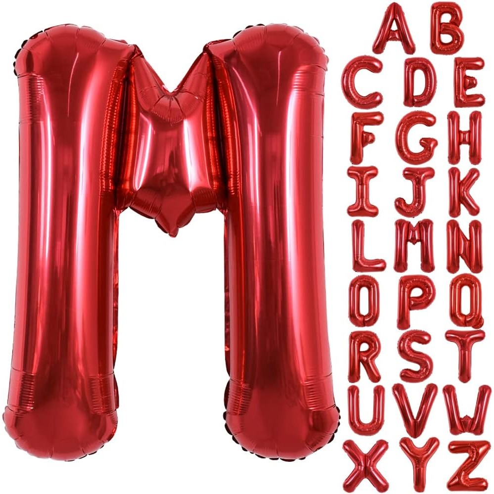 Balon Folie Metalizata Litera M, 40 Cm, Umflati Cu Heliu Sau Aer, Ambalaj Individual, Pai Inclus - vivimall.ro