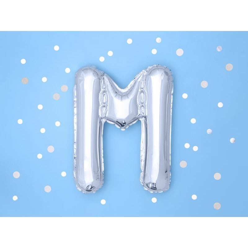Balon Folie Metalizata Litera M, 80 Cm, Umflati Cu Heliu Sau Aer, Ambalaj Individual, Pai Inclus - vivimall.ro