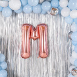 Balon Folie Metalizata Litera M, 80 Cm, Umflati Cu Heliu Sau Aer, Ambalaj Individual, Pai Inclus, Rose Gold - vivimall.ro
