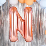 Balon Folie Metalizata Litera N, 100 Cm, Umflati Cu Heliu Sau Aer, Ambalaj Individual, Pai Inclus, Rose Gold - vivimall.ro