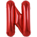Balon Folie Metalizata Litera N, 40 Cm, Umflati Cu Heliu Sau Aer, Ambalaj Individual, Pai Inclus - vivimall.ro