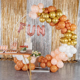 Balon Folie Metalizata Litera N, 40 Cm, Umflati Cu Heliu Sau Aer, Ambalaj Individual, Pai Inclus, Rose Gold - vivimall.ro