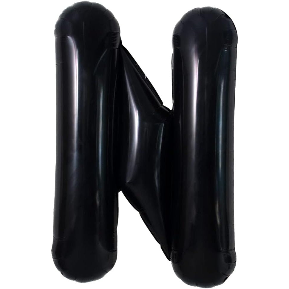 Balon Folie Metalizata Litera N, 40 Cm, Umflati Cu Heliu Sau Aer, Ambalaj Individual, Pai Inclus - vivimall.ro