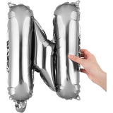 Balon Folie Metalizata Litera N, 80 Cm, Umflati Cu Heliu Sau Aer, Ambalaj Individual, Pai Inclus - vivimall.ro