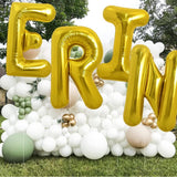Balon Folie Metalizata Litera N, 80 Cm, Umflati Cu Heliu Sau Aer, Ambalaj Individual, Pai Inclus - vivimall.ro