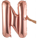 Balon Folie Metalizata Litera N, 80 Cm, Umflati Cu Heliu Sau Aer, Ambalaj Individual, Pai Inclus, Rose Gold - vivimall.ro