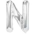 Balon Folie Metalizata Litera N, 80 Cm, Umflati Cu Heliu Sau Aer, Ambalaj Individual, Pai Inclus - vivimall.ro