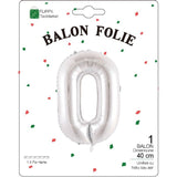 Balon Folie Metalizata Litera O, 40 Cm, Umflati Cu Heliu Sau Aer, Ambalaj Individual, Pai Inclus - vivimall.ro