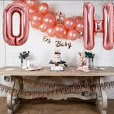 Balon Folie Metalizata Litera O, 40 Cm, Umflati Cu Heliu Sau Aer, Ambalaj Individual, Pai Inclus, Rose Gold - vivimall.ro