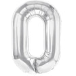Balon Folie Metalizata Litera O, 40 Cm, Umflati Cu Heliu Sau Aer, Ambalaj Individual, Pai Inclus - vivimall.ro