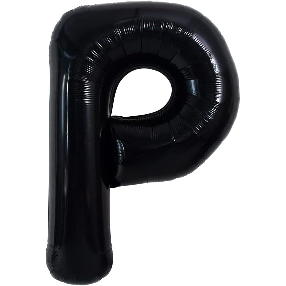 Balon Folie Metalizata Litera P, 40 Cm, Umflati Cu Heliu Sau Aer, Ambalaj Individual, Pai Inclus - vivimall.ro