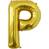 Balon Folie Metalizata Litera P, 80 Cm, Umflati Cu Heliu Sau Aer, Ambalaj Individual, Pai Inclus - vivimall.ro