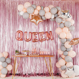 Balon Folie Metalizata Litera Q, 40 Cm, Umflati Cu Heliu Sau Aer, Ambalaj Individual, Pai Inclus, Rose Gold - vivimall.ro